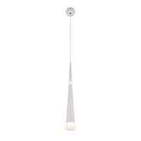 Подвесной LED светильник DLR038 7+1W 4200К белый матовый сн/пр