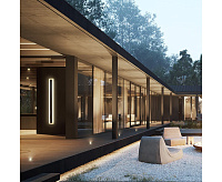 Светильник светодиодный уличный 30W 230V 4000K черный IP54 DH2002