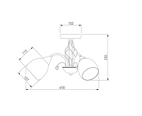 Люстра 30026/3 хром