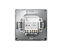 ArtGallery Выключатель 2-кл сталь GAL000951