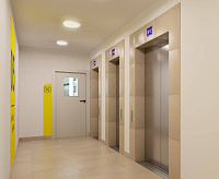 Накладной светильник DLR с ИК-датчиком 10W 6500K AL3022 сн/пр