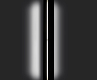 Настенный светодиодный светильник 15W, 525Lm, 4000K, черный DH3001