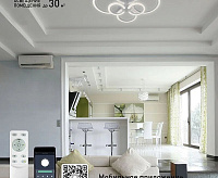 Люстра светодиодная "EUROPA" 132W 6R-APP-790/560/115 White/White-220-IP20