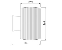 Настенный светодиодный светильник 1404 TECHNO песочно-белый