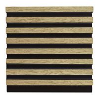 Панели 3D RAIL EAST из вспененного полистирола Галс 2700х120х12 мм Клен