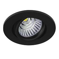 Светильник встраиваемый 212437 SOFFI 7W ЧЕРНЫЙ сн/пр