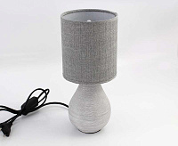 Настольная лампа BETA 1xE14 R-100x120x275-GRAY/GRAY-220-IP20