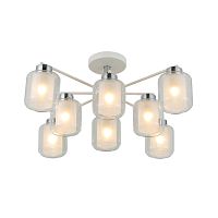 Люстра 07625/8 WHITE+CHROME