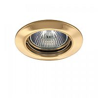 Светильник встраиваемый 011012 LEGA HI FIX MR16 ЗОЛОТО сн/пр