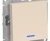 AtlasDesign Беж Выключатель 1-кл с подсветкой ATN000213