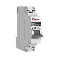 Автоматический выключатель 1P 50А (C) 4,5kA ВА 47-63 EKF PROxima сн/пр