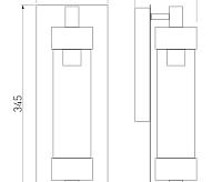 Светильник уличный Pipe D коричневый 35151/D