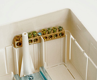 Бокс встраиваемый 24 модуля IP20, непрозрачная белая дверца, Stekker