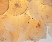 Люстра металл 3535/6 хром/перламутр