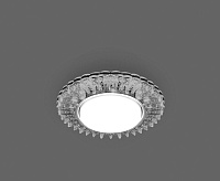 Светильник с подсветкой GX53 CD4025 15W 4000К прозрачный хром