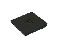 Эмили Розетка HDMI 2.0 Type A  черный уголь, RST00-5118-05