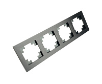 Катрин Рамка 4-ая металл черный MFR00-7004-05