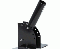 Держатель на стену для уличного светильника PSL D40*1.5-GR серый