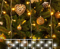 Гирлянда бытовая электрическая занавес/теплый белый 200-002