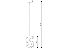Подвесной светильник 50145/1 черный