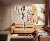 Люстра TR5256/8 SGD/CL золото/прозрачный 40W E27