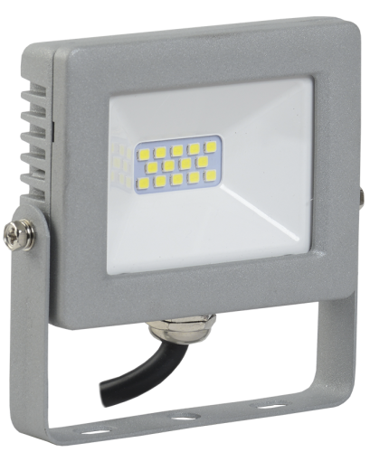 Прожектор СДО 07-10 светодиодный серый IP65 IEK LPDO701-10-K03