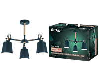 Люстра потолочная VOLANTE черный/дерево REV Ritter 52447 2