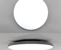 Накладной светильник "MOON" 50W R-ON/OFF-370*62-WHITE/SILVER-220V-IP20