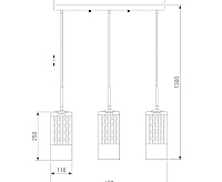 Подвесной светильник 50148/3 хром