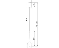 Подвесной LED светильник DLS028 6W 4200K золото сн/пр