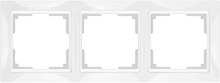 Веркель Рамка на 3 поста (белый, basic) WL03-Frame-03/W0032001