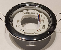 Светильник встраиваемый GX53 H4 черный хром