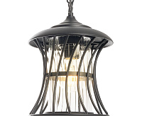 Светильник садово-парковый  60W 230V E27 IP44 черный на цепочке PL525