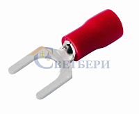 Наконечник вилочный изолированный (НВИ - 5.3мм) 0,5-1,5мм2 (SVS1.25-5. VS1.25-5) 08-0113 сн/пр