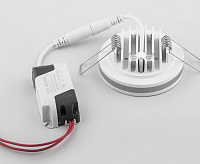 Светильник встраиваемый  7W 4000K белый AL600