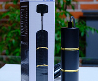 Светильник подвесной 35w GU10 черный/золото ML1868