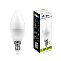 Лампа светодиодная 11W E14 4000K LB-770 свеча (Feron)