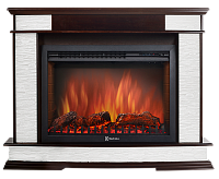 Портал Scala 30 камень сланец скалистый белый шпон темный дуб