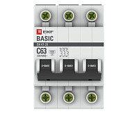 Автоматический выключатель EKF ВА 47-29 3P 4,5кА 20 А&nbsp;&nbsp;сн/пр