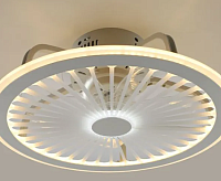 Люстра светодиодная с вентилятором "FAN TRUCK" 94W+31W-470*170- WHITE/WHITE-220-IP20