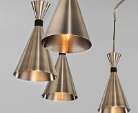 Люстра 316/10 латунь черный