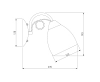 Бра 22415/1 хром