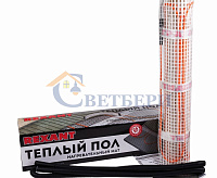 Теплый пол (нагревательный МАТ) площадь 3,5м2 560Вт двужильный 51-0507