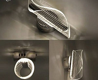 Бра "LUMIERA" 10W I-ON/OFF-225*80*85 CHROME/CLEAR-220-IP20