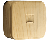 Розетка EKF EGK01-035-30 1-местная RJ-45 сн/пр