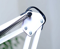 Настольная лампа на струбцине DE1430 белый