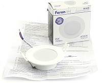 Светильник встраиваемый PPL-R  8W 4000K белый (круг) AL528 /Feron.ONE