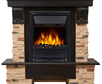 Портал Pietra Classic камень сланец натуральный шпон венге