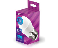 Лампа светодиодная шар G45, 9 Вт, Е27, 6500К 32519 2