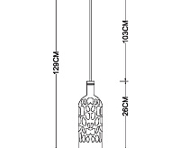 Подвесной светильник A8132SP-1MG  сн/пр